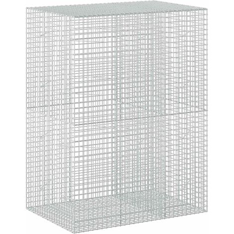 Gabione mit 5 mm Draht und 5x5 cm Maschen 150x100x200 cm vidaXL (1/5)