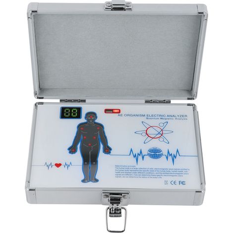 Analyseur de résonance magnétique quantique portable, dispositif de diagnostic corporel sub-santé, détecteur de bien-être, appareil de contrôle santé précis, outil d'évaluation énergétique.