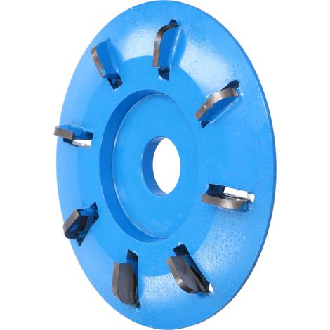 Disque de sculpture bois 8 dents acier carbone fraise concave pour plateau thé travail du bois (1/5)