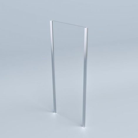 Lato fisso per box doccia 90 cm H200 cm cristallo 6mm profilo CROMATO SAM