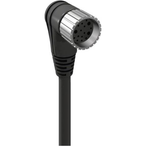 Lumberg Automation 60692 Connettore confezionato per sensore o attuatore M23 Giunto angolare 5.00 m Numero di poli: 12