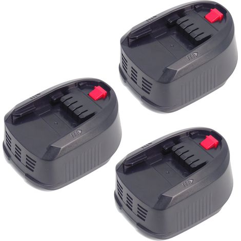 (3 pièces) Batterie pour Bosch 18V Outil de bricolage PSB 18 Li-22 607 336 039, 2 607 335 040; 2,607,336,207; 2,607,336,208; 2,607,336,921; 1,600 Z00,000 (Power4All); 1 600 Z00 03U PST 18 Li PSA 18 LI PKS 18 LI lamp PML 18 Li PSM 18 Li 1,5Ah (1/5)