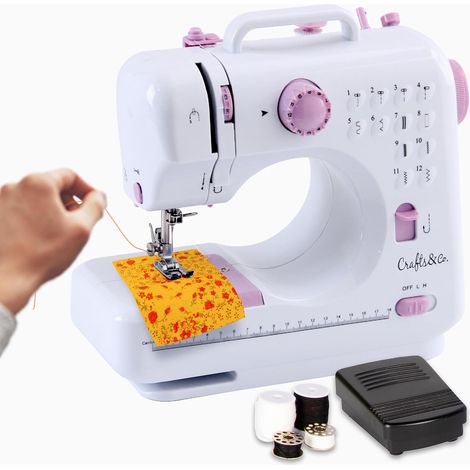 Machine à coudre pour enfants et débutants 12 points Blanche (1/5)