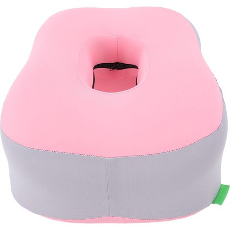 Oreiller ergonomique souple en mousse à mémoire de forme pour dormir à la maison, en salon de beauté, au bureau, à l'école ou au spa. Oreiller facial en mousse à mémoire de forme, doux et confortable. (1/5)
