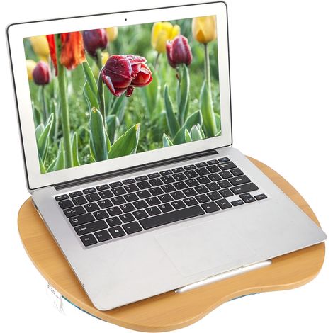 Table multifonctionnelle pour ordinateur portable, table de chevet, table d'appoint pour ordinateur portable, table pour tablette, vert océan (1/5)
