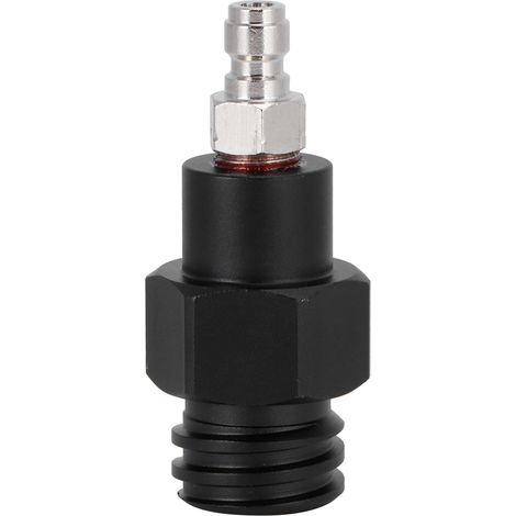 Adaptateur de raccord rapide mâle 8mm vers filetage mâle TR21-4 pour cylindre CO2 Soda Club (Noir) (1/5)