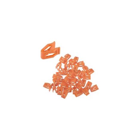 Ede Clips décoratifs Sollbra pour voitures Ford et Dodge - 40 pièces, orange (1/2)