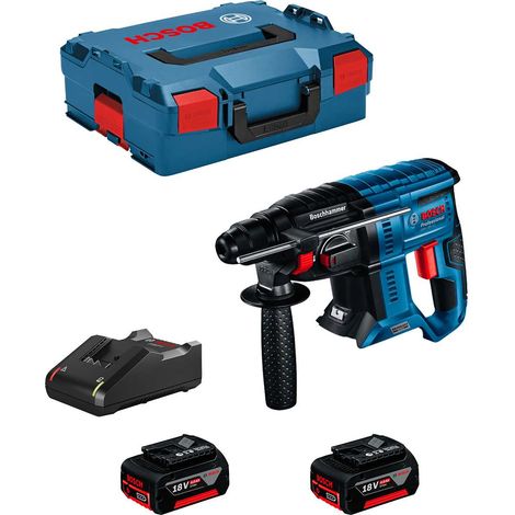 Akku-Bohrhammer BOSCH PROFESSIONAL GBH 18V-21 mit 2x Akkus 4,0Ah in L-BOXX (1/5)