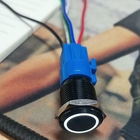 Connecteur fil 5 broches 16mm, bouton poussoir x10, coque plastique ignifuge, douille interrupteur, bornier rapide, résistant à la chaleur. (1/5)