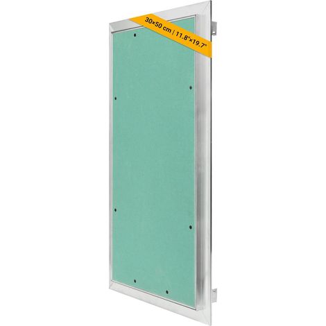 Trappe de Visite - 1 Unité - Aluminium et Placo - Accès Plomberie Électricité - Mur et Plafond - 30x50 cm (1/5)