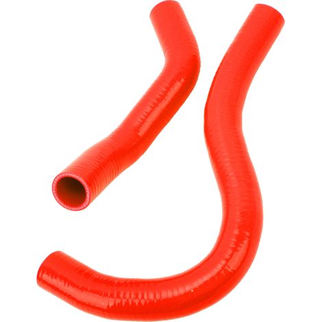 Tuyau de liquide de refroidissement en silicone rouge, kit de 2 pièces étanche et résistant à la chaleur, adaptable Civic EP3 Si SiR Type R K20A3 2002-2005 (1/5)