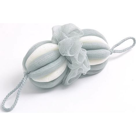 Éponge de bain extensible verte (1 pièce), serviette de bain d'été, durable et mousse bien. (1/5)