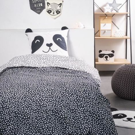 Completo letto TODAY - copripiumino 140x200 + 2 federe 63x63 - 1 persona - FUNNY2.8 - Verde (1/3)