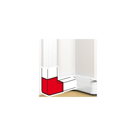 Legrand 075646 - Angle plat 90° - pour goulotte à clippage direct Prog Mosaic 50x180mm (1/2)