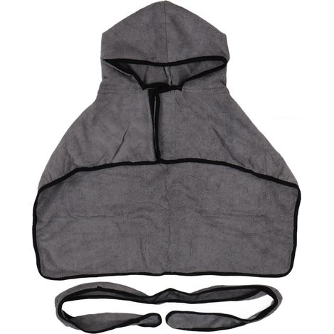 Peignoir de séchage pour chien, super absorbant et à séchage rapide, avec poches pour les mains, idéal pour les accessoires pour animaux de compagnie. Taille S. (1/5)