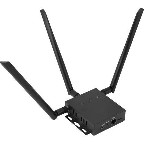 Routeur WiFi 6 4G LTE CPE 300 Mbps, point d'accès Wi-Fi mobile, routeur sans fil avec emplacement pour carte SIM et 3 antennes (version européenne) (1/5)