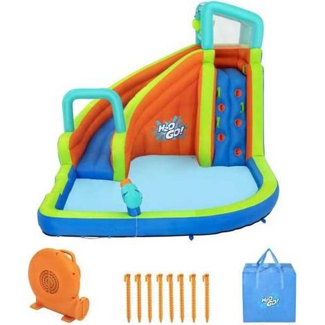 Bestway Wasserspielplatz H2O Go 365x320x270cm Rutsche und Katapult 53408 (1/3)
