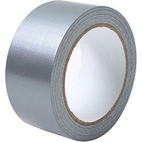 Rouleaux de ruban adhésif argenté, résistant et imperméable, de 20 mètres de long et d'environ 4,8 cm de large. Forte adhérence, sans résidus. Grand format. (1/5)