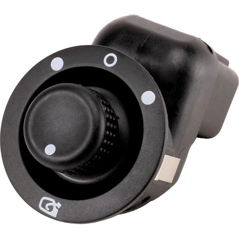 Spiegelverstellknopf – 1 Stück – ABS-Kunststoff – OEM-Ersatzteil 8200676533 – Für Renault – Schwarz (1/5)