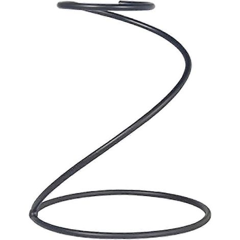 Support en métal pour tasse à café filtre, porte-filtre spiralé, organisateur compact et léger en forme de spirale.-Black (1/5)
