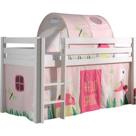 Pack - Lit Enfant, Tente & Tunnel "Pino Spring" Blanc (1/3)