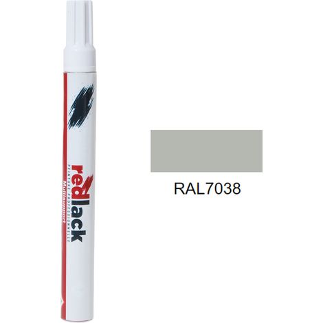Feutre de retouche 8 ml – RAL 7038 – Gris agate – Brillant – multisupport – Redlack