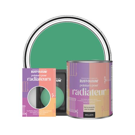 Peinture pour Radiateur, Finition Brillante - Émeraude (1/3)