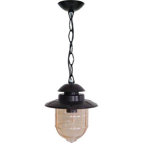 Suspensión clásica PINIO IP44 E27 42W Negro