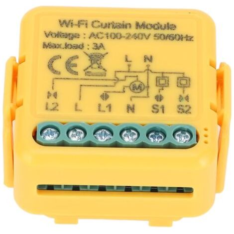Module de rideau WiFi, interrupteur, contrôle par application, fonction de minuterie, volet roulant électrique