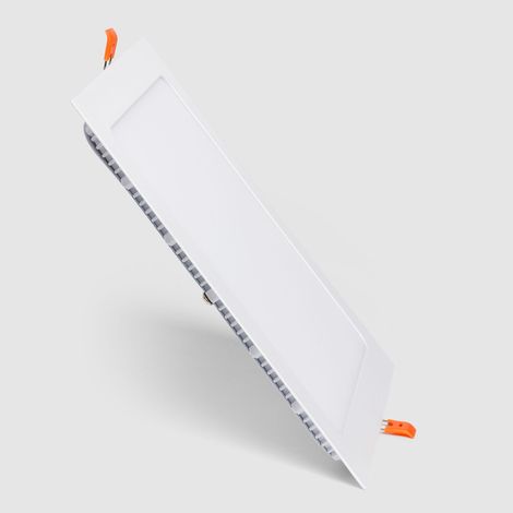 LED Einbaustrahler flach 18W Eckig SuperSlim Schnitt 205x205 mm 4000K Neutralweiß (1/2)