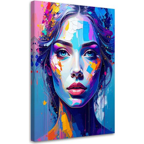 Wandbild Glamouröses Porträt einer Frau 40x60 cm (1/5)