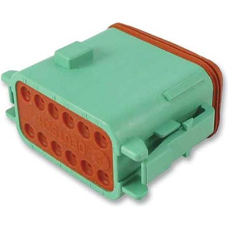 Connecteur Series DT Mâle 12 Voies CE06 Vert