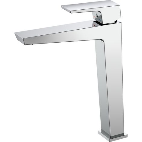 Avapax Mitigeur lavabo sur pied - Chrome brillant - Monocommande - Cartouche céramique 26 mm - Classe de débit Z (1/2)