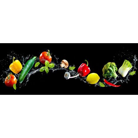 Tableau Legumes en folie - 80x30cm - made in France Toile imprimée (1/5)