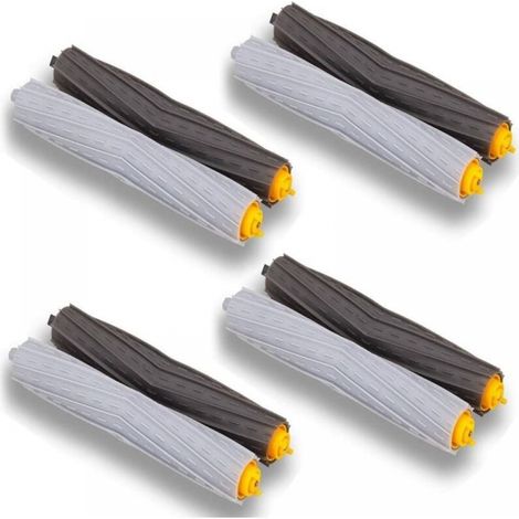 4 juegos de accesorios de repuesto para kit de cepillos para iRobot Roomba serie 800 850 851 860 865 866 870 871 876 880 885 886 890 891 896 900 960 966 980 (1/4)