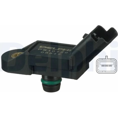 Capteur, pression de suralimentation Delphi Technologies PS10129 CITROËN 1920.1K