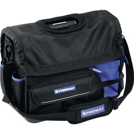 Borsa porta attrezzi Promat in nylon 30 l L220xP430xH350mm nylon 1680D (1/3)