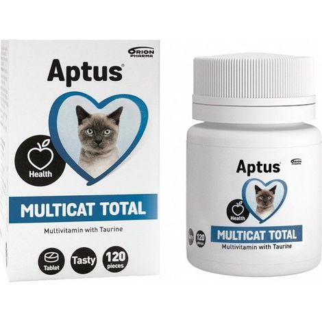 APTUS MULTICAT Multivitamines complètes pour chats, 120 comprimés
