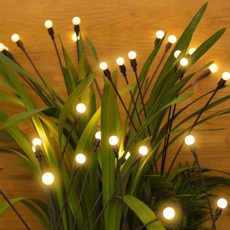 Solarleuchten Außen, 2 Stück Solar Firefly Garten, Solarleuchten Außen Garten (1/4)