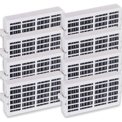 utilisé pour W10311524 Lot de 8 filtres à air de rechange pour réfrigérateur Whirlpool & KitchenAid Remplace AIR1, W10315189, W10335147 (1/5)