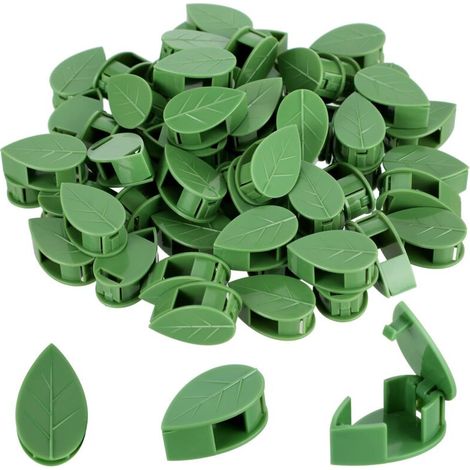 60 clips pour plantes grimpantes (72 pièces au total), autocollants adhésifs acryliques, clips invisibles pour murs en vinyle (1/5)