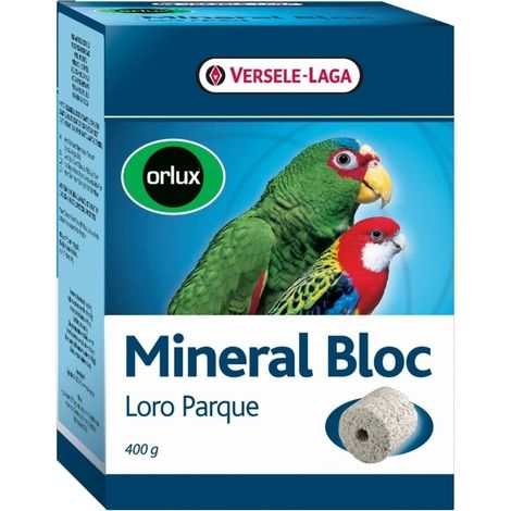 Orlux Mineral Bloc Loro Parque complément minéral 400 gr Offre exclusive (1/2)