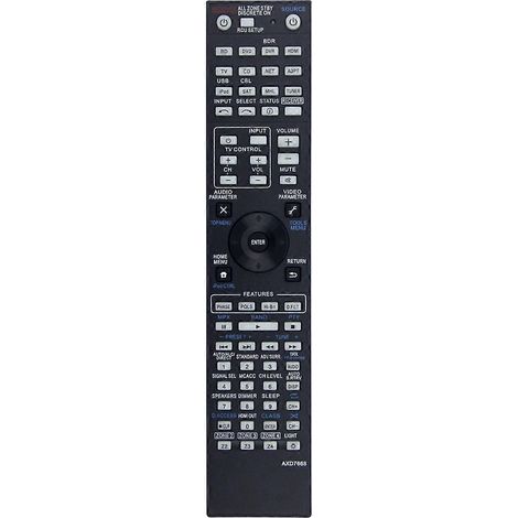 Ersatzfernbedienung AXD7668 für Pioneer VSX-1123-K AXD7596 (1/5)