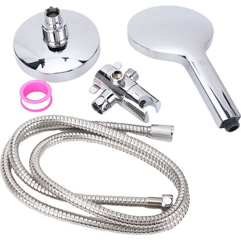 Pommeau douche pluie 3 voies haute pression – Combo avec tuyau 1,5M réglage pulvérisateur main accessoires salle bain, salle de bain (1/4)