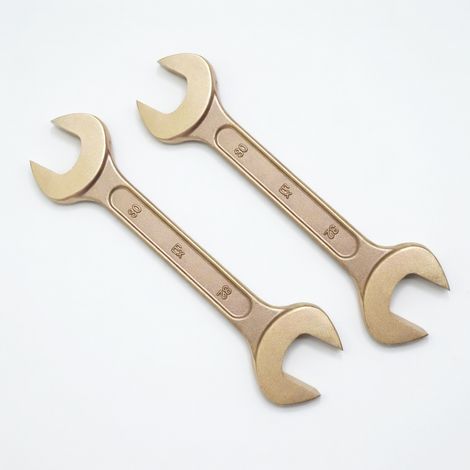 Llave de boca doble antiexplosiva de bronce de berilio 9 x 11 mm (1/5)