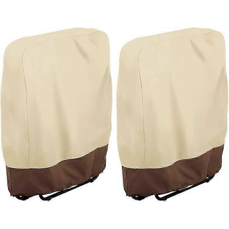 Housse pour chaise pliante zéro gravité - Anti-poussière et anti-UV - 82 x 93 cm (2 pièces) (1/5)