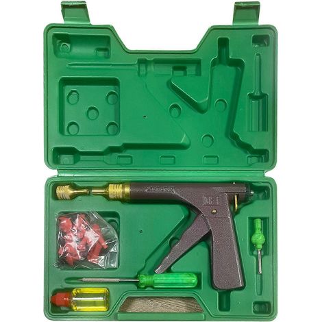 Kit de réparation de pneus Rapidplug avec bouchon champignon, outil d'entretien de pneus résistant à l'usure pour véhicules automobiles. (1/4)