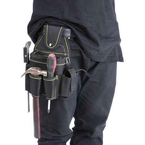 Multi-fonction poche jardin Oxford, ceinture bricolage électrique, tablier rangement outils, sac utilitaire. (1/5)