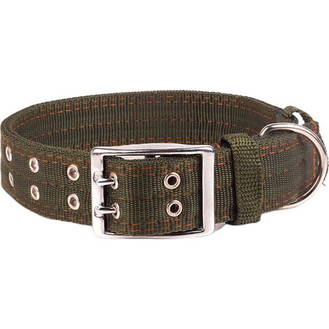 Collier Pour Chien - Nylon Tactique Réglable - Double Anneau En D - Pour Chiens De Grande Taille - 1 Pièce (1/5)