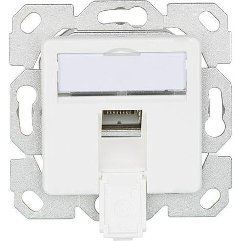 Boite de raccordement AMJ45 8 K Up/50 Cat. 6A(IEC) blanc alpin 1 piece BG (1/3)